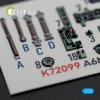 KELIK K72099 A6M5 Zero - interior 3D decals for Tamiya kit 1/72